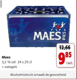 Colruyt Maes 5,2 % vol 24 x 25 cl aanbieding