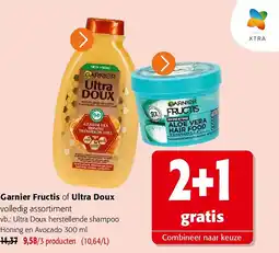Colruyt Ultra Doux herstellende shampoo Honing en Avocado 300 ml aanbieding