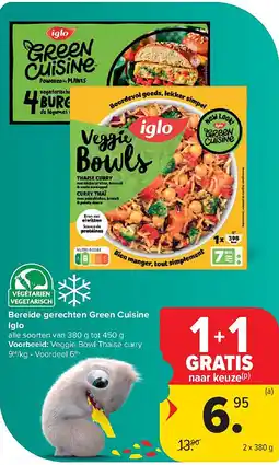 Carrefour Bereide gerechten Green Cuisine Iglo aanbieding