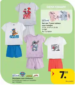 Carrefour Shortama voor kinderen aanbieding