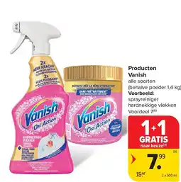 Carrefour Producten Vanish aanbieding