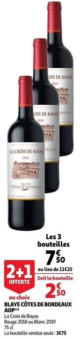 Auchan Blaye Cotes De Bordeaux AOP aanbieding