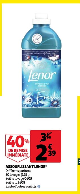 Auchan Assouplissant Lenor aanbieding