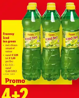 Lidl Freeway Iced Tea green aanbieding