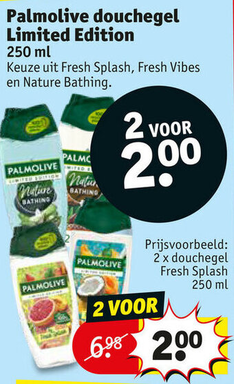 Kruidvat Palmolive douchegel Limited Edition 250ml aanbieding
