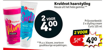Kruidvat Kruidvat haarstyling aanbieding