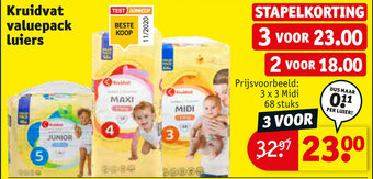 Kruidvat Kruidvat valuepack luiers aanbieding