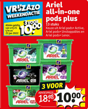 Ariel all-in-one pods plus