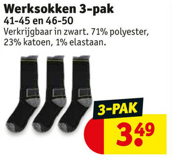 Kruidvat Werksokken 3-pak aanbieding