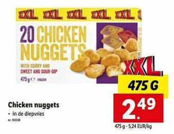 Lidl Chicken nuggets aanbieding
