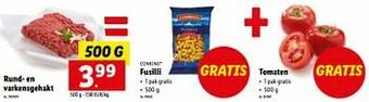 Lidl Rund- en varkensgehakt aanbieding