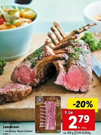 Lidl Lamskroon aanbieding