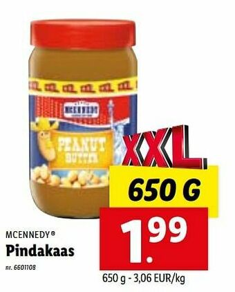 Lidl Pindakaas aanbieding