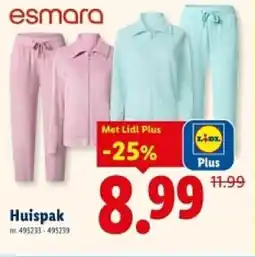 Lidl Esmara huispak aanbieding