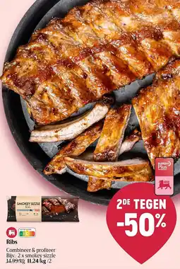 Delhaize Ribs aanbieding