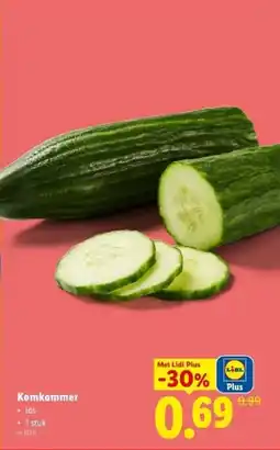 Lidl Komkommer aanbieding