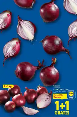 Lidl Rode uien aanbieding