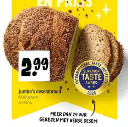 Jumbo Jumbo's Desembrood aanbieding