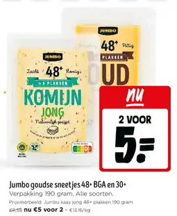 Jumbo Jumbo goudse sneetjes 48+ BGA en 30+ aanbieding