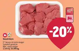 Delhaize Stoofvlees aanbieding