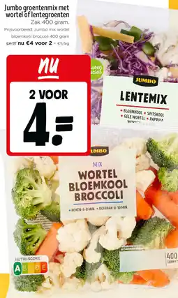 Jumbo Jumbo groentenmix met wortel of lentegroenten aanbieding