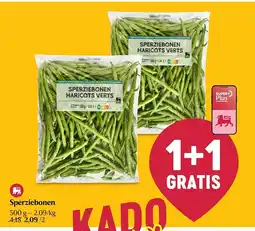 Delhaize Sperziebonen aanbieding