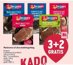 Delhaize Matinettes of chocoladehagelslag aanbieding