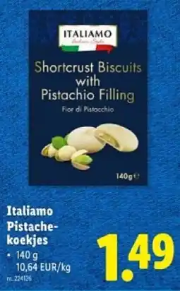 Lidl Italiamo Pistache Koekjes aanbieding