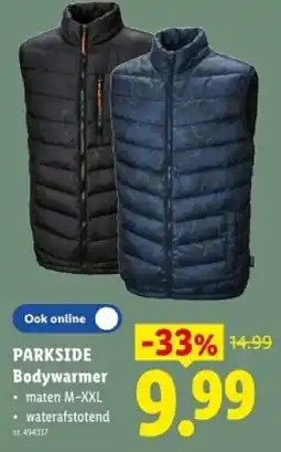 Lidl Parkside Bodywarmer aanbieding