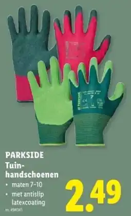 Lidl Parkside Tuinhandschoenen aanbieding