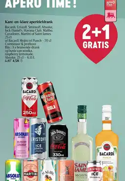 Delhaize Kant-en-klare aperitiefdrank aanbieding