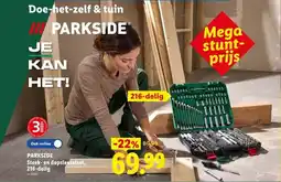 Lidl Parkside Steek en Dopsleutelset aanbieding