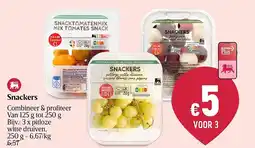 Delhaize Snackers aanbieding