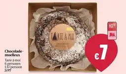 Delhaize Chocolade- moelleux aanbieding