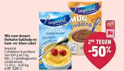 Delhaize Mix voor dessert (behalve bakhulp en kant-en-klare cake) aanbieding