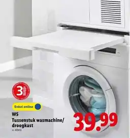 Lidl W5 Tussenstuk wasmachine/ droogkast aanbieding