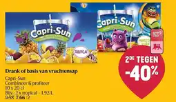 Delhaize Drank of basis van vruchtensap aanbieding
