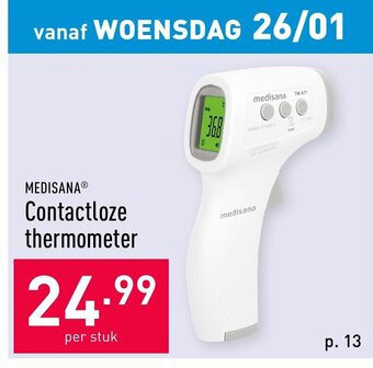 Contactloze thermometer