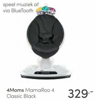 Baby & Tiener 4moms mamaroo 4 classic black aanbieding