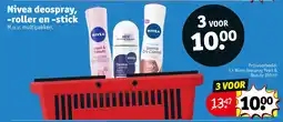 Kruidvat 3 x Nivea deospray Pearl & Beauty 150 ml aanbieding