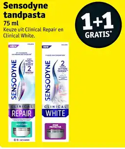 Kruidvat Sensodyne tandpasta aanbieding