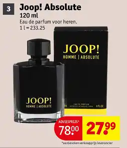Kruidvat Joop! Absolute aanbieding