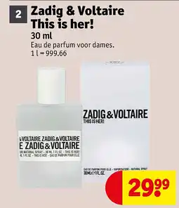 Kruidvat Zadig & Voltaire This is her! aanbieding