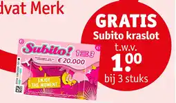 Kruidvat Subito kraslot aanbieding