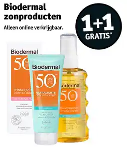 Kruidvat Biodermal zonproducten aanbieding