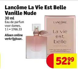 Kruidvat Lancôme La Vie Est Belle Vanille Nude aanbieding