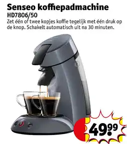 Kruidvat Senseo koffiepadmachine aanbieding