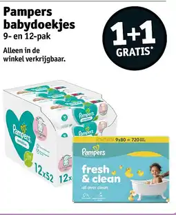 Kruidvat Pampers babydoekjes aanbieding