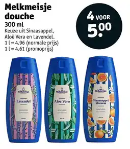 Kruidvat Melkmeisje douche aanbieding