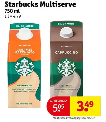 Kruidvat Starbucks Multiserve aanbieding
